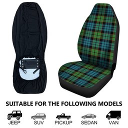 ScotsTee Shop Scottish Fletcher Family Ancient Clan Crest Tartan Car Seat Covers