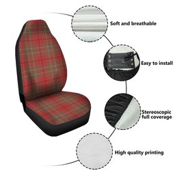 ScotsTee Shop Scottish Cumming Weathered Clan Crest Tartan Car Seat Covers