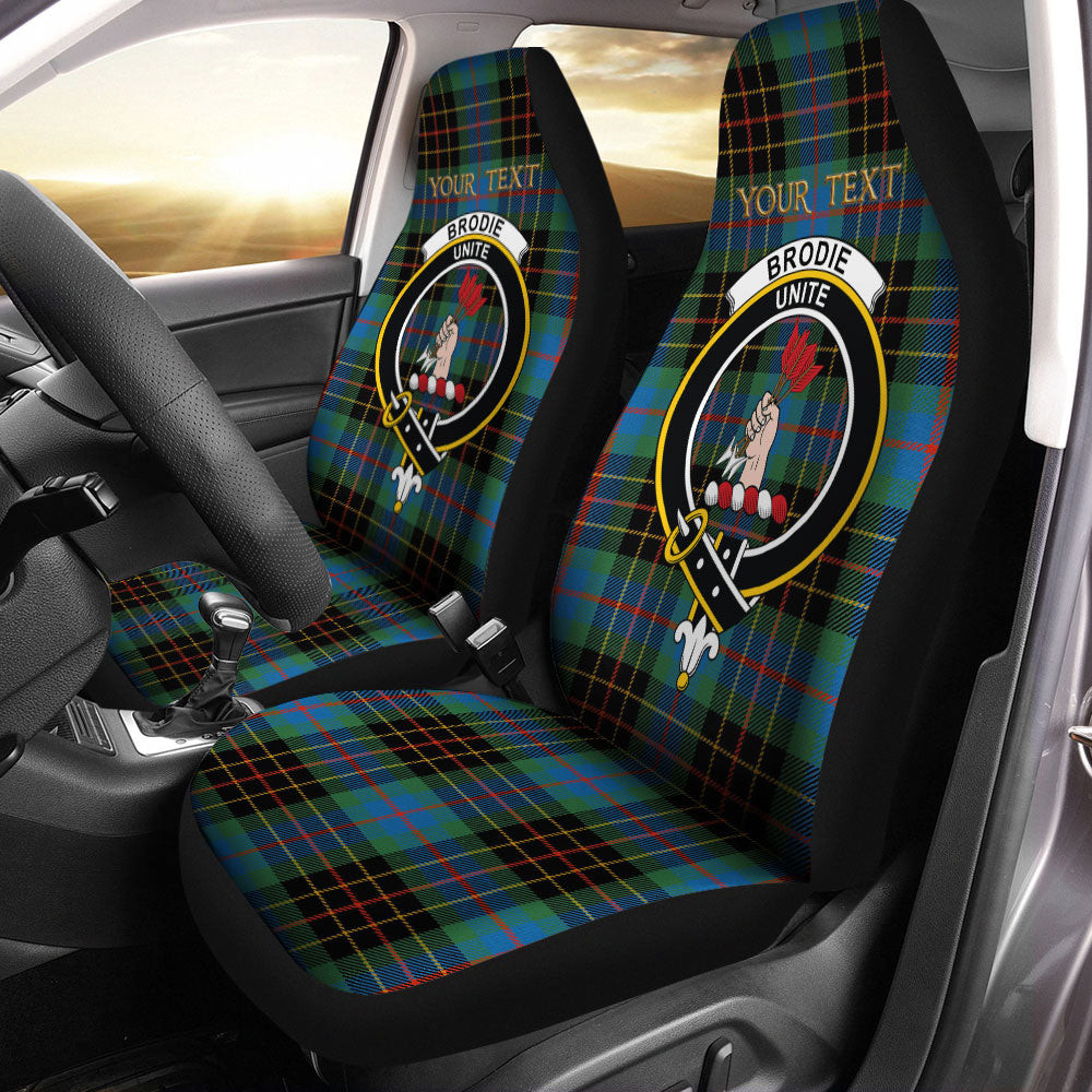 ScotsTee Shop Scottish Brodie Hunting Ancient Clan Crest Tartan Car Seat Covers