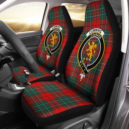 ScotsTee Shop Scottish Cumming Modern Clan Crest Tartan Car Seat Covers