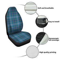 ScotsTee Shop Scottish Dempster Ancient Clan Crest Tartan Car Seat Covers