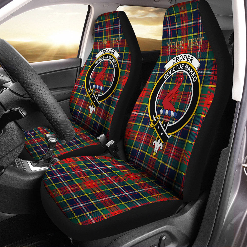 ScotsTee Shop Scottish Crozier Modern Clan Crest Tartan Car Seat Covers