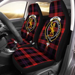 ScotsTee Shop Scottish Brown (Broun) Modern Clan Crest Tartan Car Seat Covers
