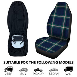 ScotsTee Shop Scottish Cleland Modern Clan Crest Tartan Car Seat Covers