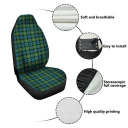 ScotsTee Shop Scottish Forbes Ancient Clan Crest Tartan Car Seat Covers