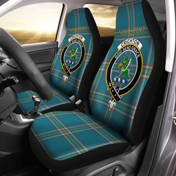ScotsTee Shop Scottish Crichton (Creighton) Ancient Clan Crest Tartan Car Seat Covers
