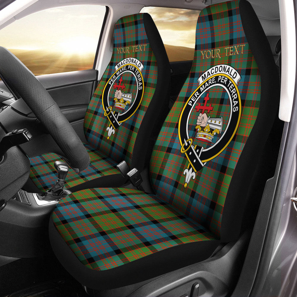 ScotsTee Shop Scottish MacDonald (Donald) Ancient Clan Crest Tartan Car Seat Covers