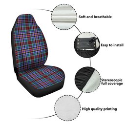 ScotsTee Shop Scottish Huntly Modern Clan Crest Tartan Car Seat Covers
