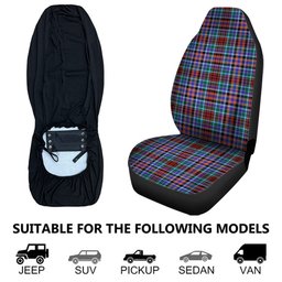 ScotsTee Shop Scottish Huntly Modern Clan Crest Tartan Car Seat Covers