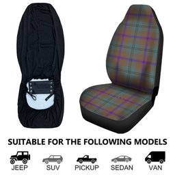 ScotsTee Shop Scottish Laurie Weathered Clan Crest Tartan Car Seat Covers