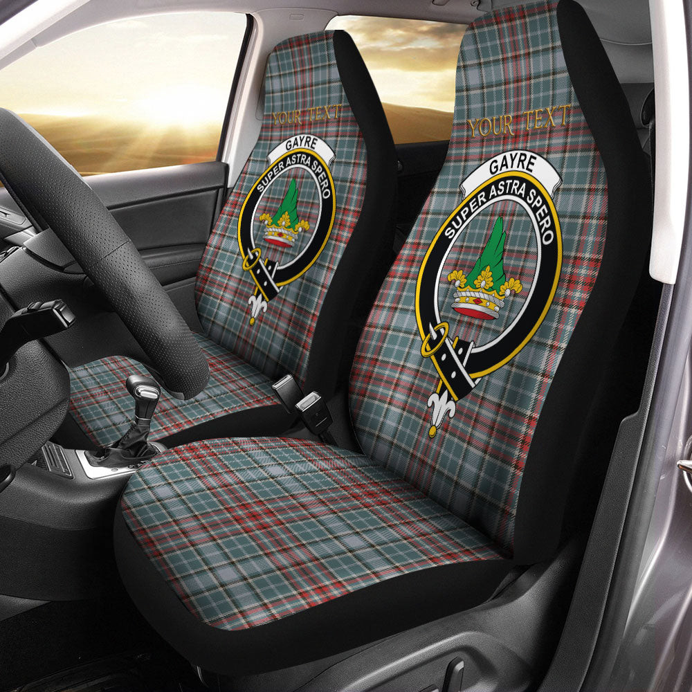ScotsTee Shop Scottish Gayre Weathered Clan Crest Tartan Car Seat Covers
