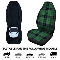 ScotsTee Shop Scottish Innes (Georgina) Clan Crest Tartan Car Seat Covers
