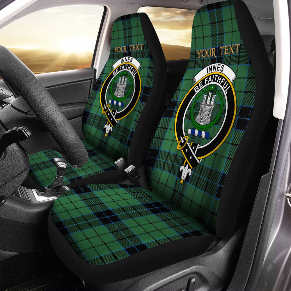 ScotsTee Shop Scottish Innes (Georgina) Clan Crest Tartan Car Seat Covers