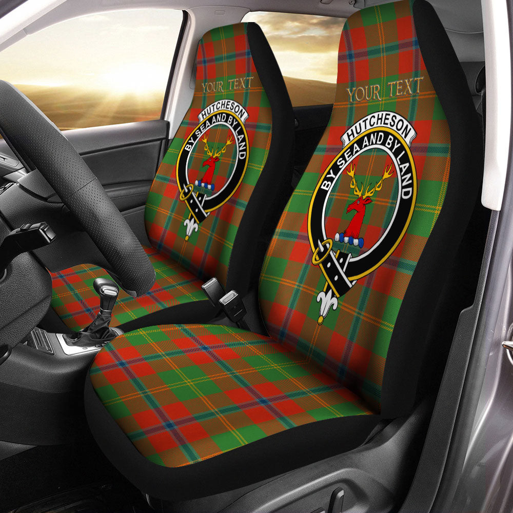 ScotsTee Shop Scottish Hutcheson Ancient Clan Crest Tartan Car Seat Covers