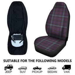 ScotsTee Shop Scottish Hope Vere Weathered Clan Crest Tartan Car Seat Covers