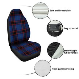 ScotsTee Shop Scottish Home Modern Clan Crest Tartan Car Seat Covers
