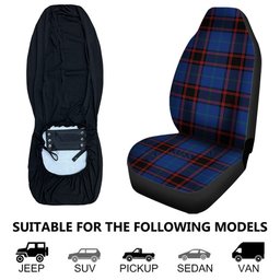 ScotsTee Shop Scottish Home Modern Clan Crest Tartan Car Seat Covers