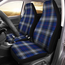 ScotsTee Shop Scottish Kinnaird Modern Clan Crest Tartan Car Seat Covers