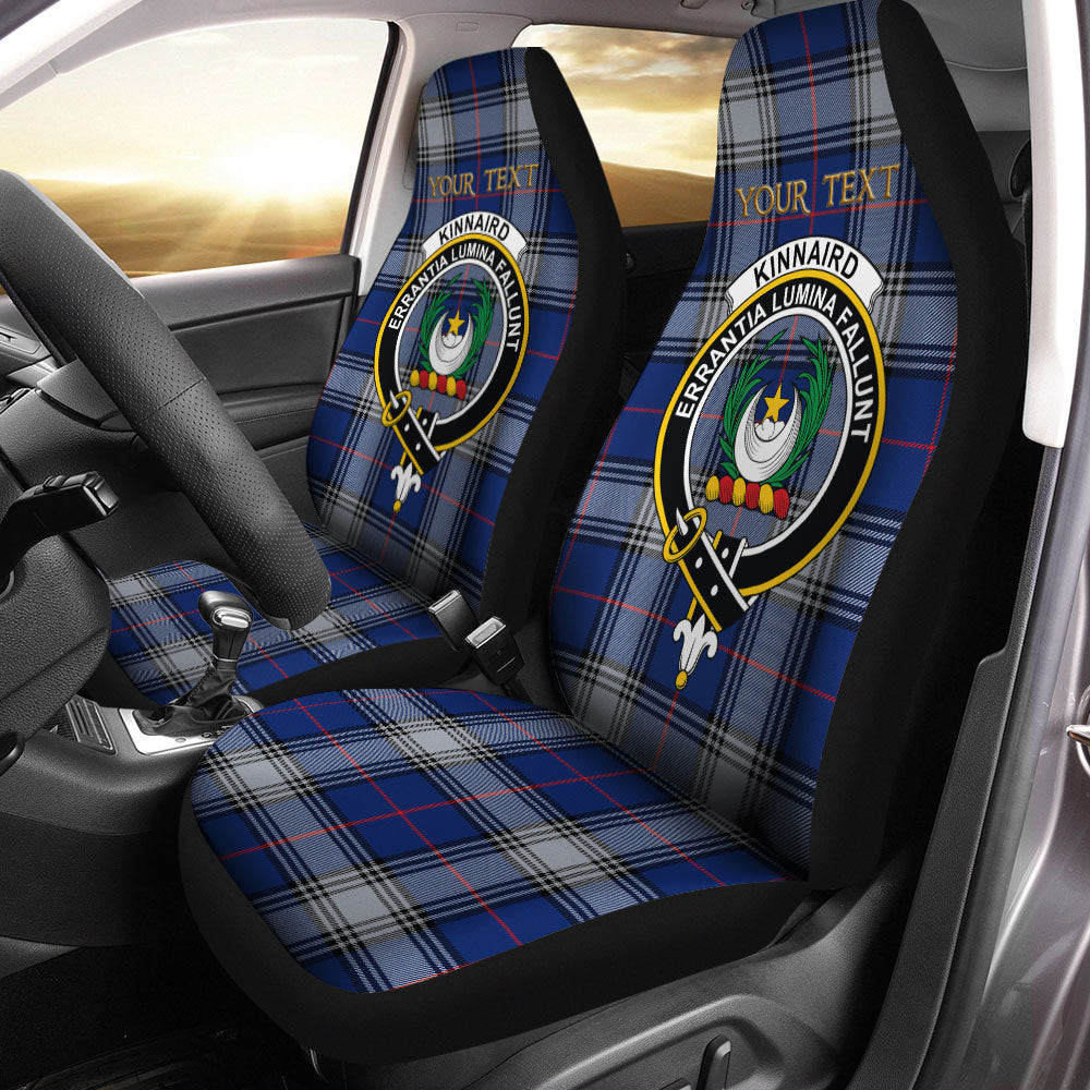 ScotsTee Shop Scottish Kinnaird Modern Clan Crest Tartan Car Seat Covers