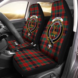 ScotsTee Shop Scottish Fulton 1999 Modern Clan Crest Tartan Car Seat Covers