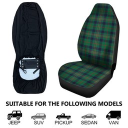 ScotsTee Shop Scottish Kennedy Modern Clan Crest Tartan Car Seat Covers