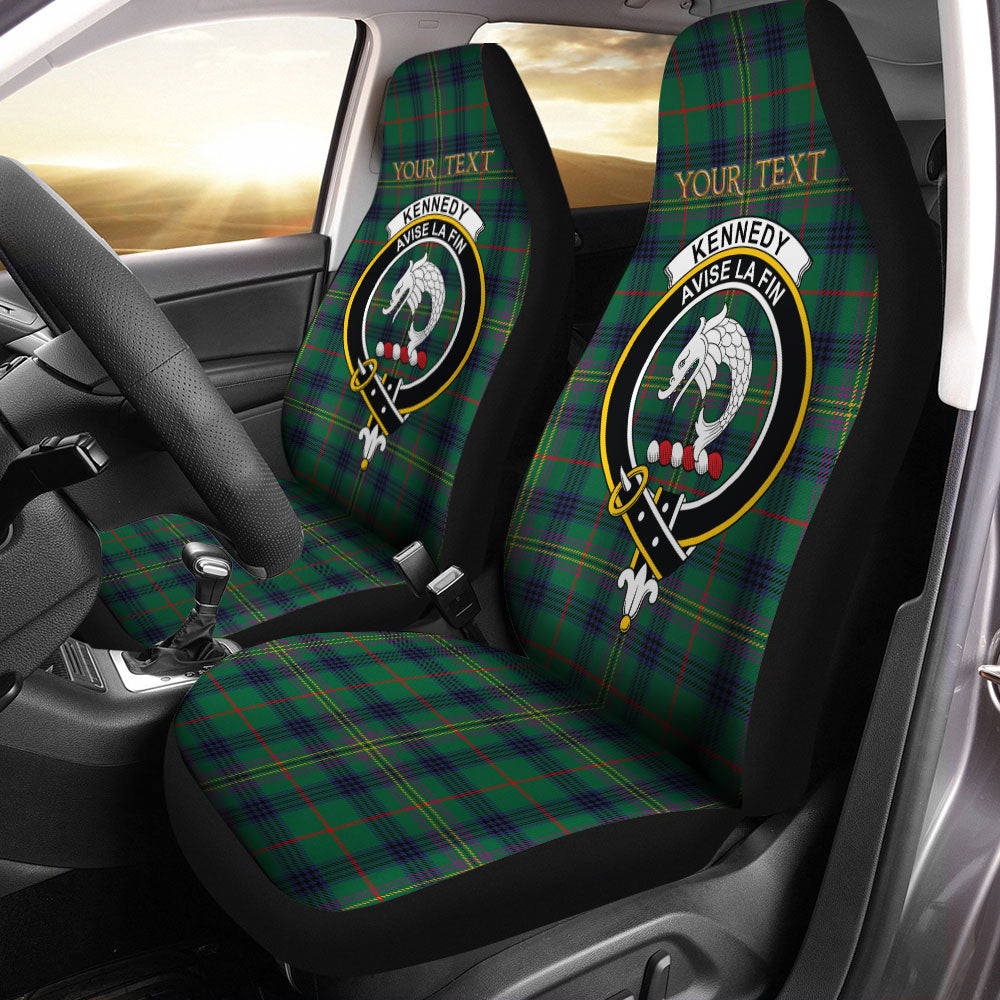 ScotsTee Shop Scottish Kennedy Modern Clan Crest Tartan Car Seat Covers