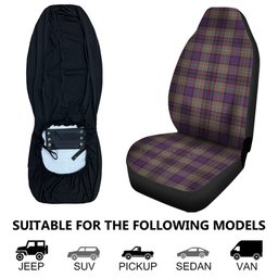 ScotsTee Shop Scottish Gillies Weathered Clan Crest Tartan Car Seat Covers