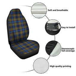 ScotsTee Shop Scottish Gillies Modern Clan Crest Tartan Car Seat Covers