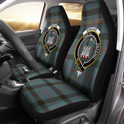 ScotsTee Shop Scottish Kincaid Weathered Clan Crest Tartan Car Seat Covers
