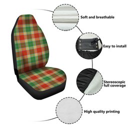 ScotsTee Shop Scottish Gibson (Gibbs) Ancient Clan Crest Tartan Car Seat Covers