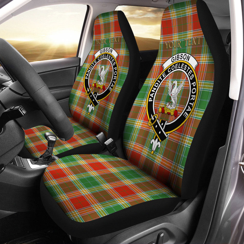 ScotsTee Shop Scottish Gibson (Gibbs) Ancient Clan Crest Tartan Car Seat Covers