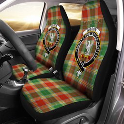 ScotsTee Shop Scottish Gibson (Gibbs) Ancient Clan Crest Tartan Car Seat Covers
