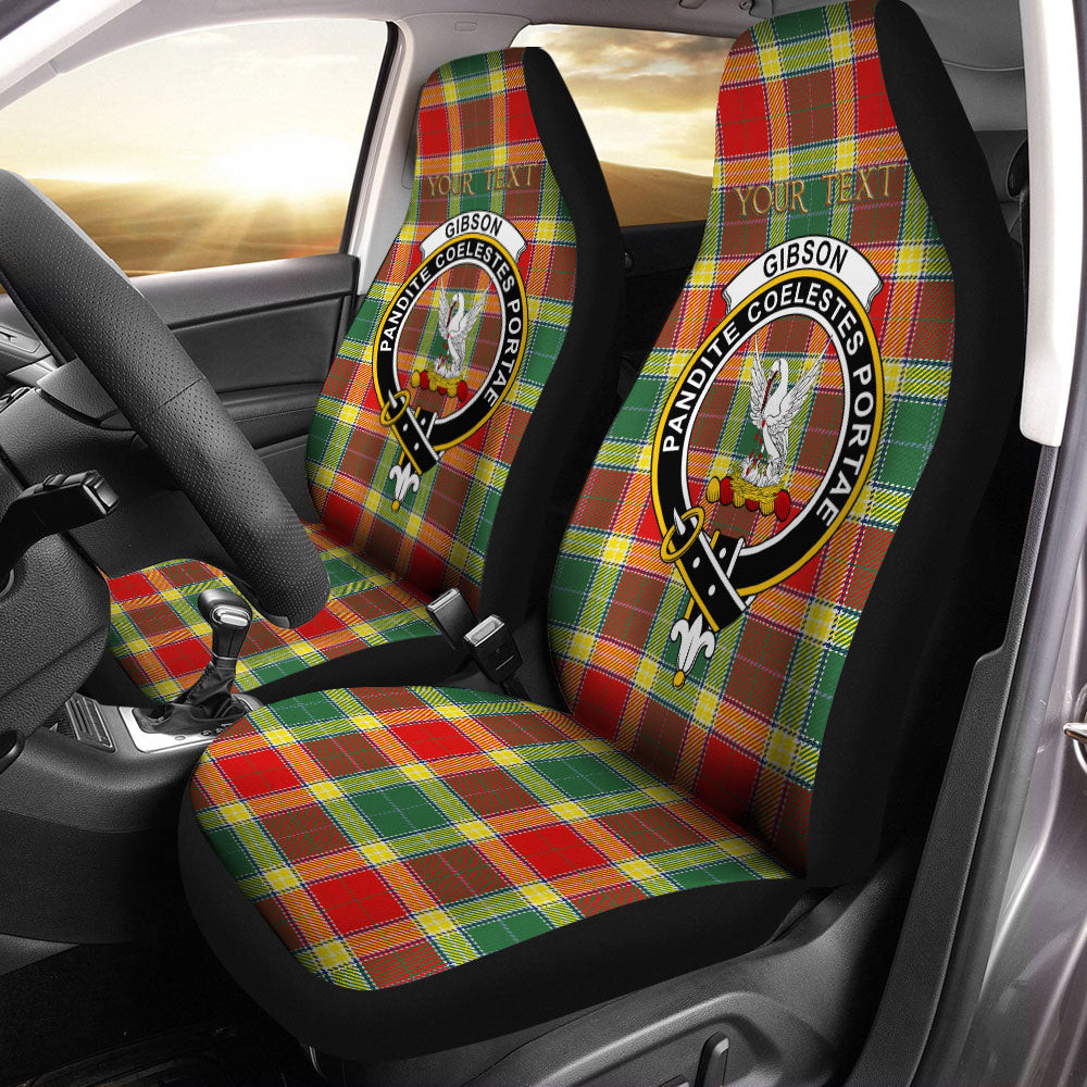 ScotsTee Shop Scottish Gibson (Gibbs) Modern Clan Crest Tartan Car Seat Covers