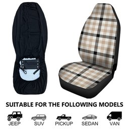 ScotsTee Shop Scottish Hogg Weathered Clan Crest Tartan Car Seat Covers