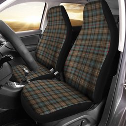 ScotsTee Shop Scottish MacKenzie Weathered Clan Crest Tartan Car Seat Covers