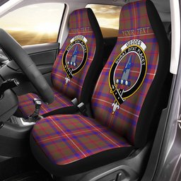 ScotsTee Shop Scottish Geddes Weathered Clan Crest Tartan Car Seat Covers