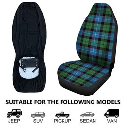 ScotsTee Shop Scottish Hunter Ancient Clan Crest Tartan Car Seat Covers