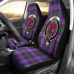 ScotsTee Shop Scottish Lang (Laing) Ancient Clan Crest Tartan Car Seat Covers