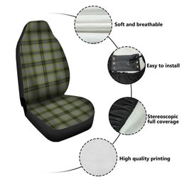 ScotsTee Shop Scottish MacIver Modern Clan Crest Tartan Car Seat Covers