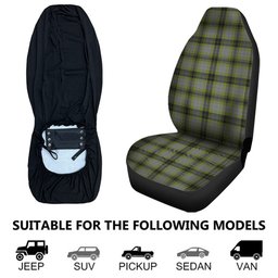 ScotsTee Shop Scottish MacIver Modern Clan Crest Tartan Car Seat Covers