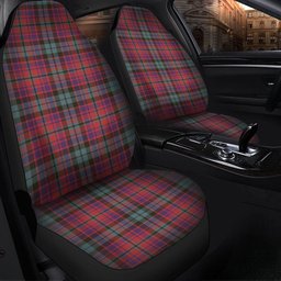 ScotsTee Shop Scottish MacInroy Weathered Clan Crest Tartan Car Seat Covers