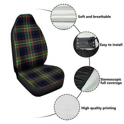 ScotsTee Shop Scottish MacLeish Modern Clan Crest Tartan Car Seat Covers