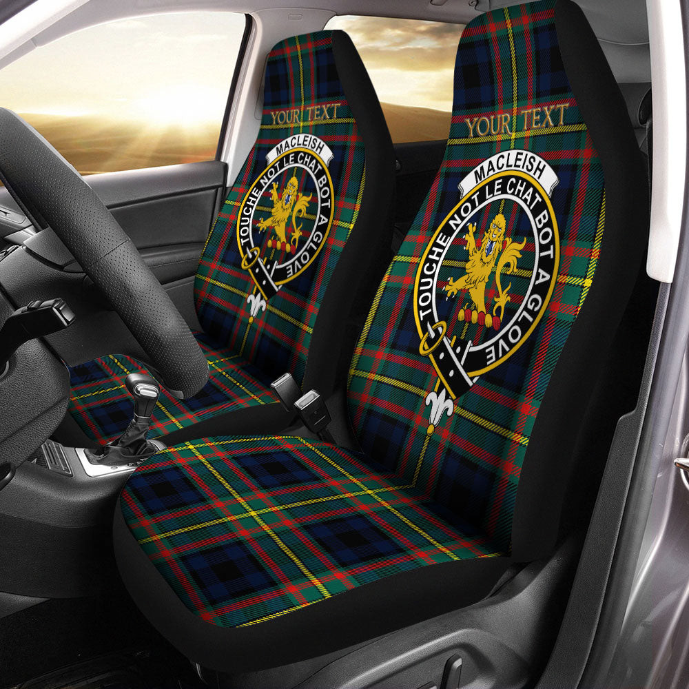 ScotsTee Shop Scottish MacLeish Modern Clan Crest Tartan Car Seat Covers