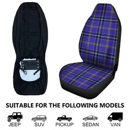 ScotsTee Shop Scottish Jackson Modern Clan Crest Tartan Car Seat Covers