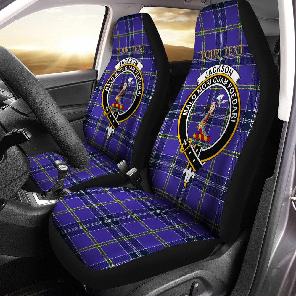 ScotsTee Shop Scottish Jackson Modern Clan Crest Tartan Car Seat Covers