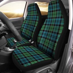 ScotsTee Shop Scottish MacIsaac Ancient Clan Crest Tartan Car Seat Covers