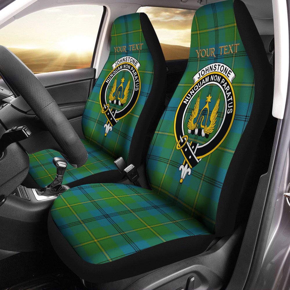 ScotsTee Shop Scottish Johnstone (Johnson) Ancient Clan Crest Tartan Car Seat Covers