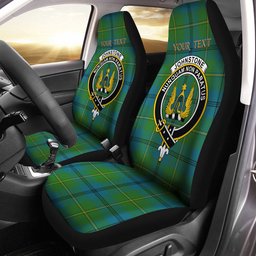 ScotsTee Shop Scottish Johnstone (Johnson) Ancient Clan Crest Tartan Car Seat Covers