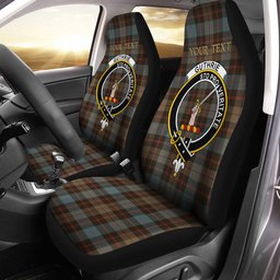 ScotsTee Shop Scottish Guthrie Weathered Clan Crest Tartan Car Seat Covers