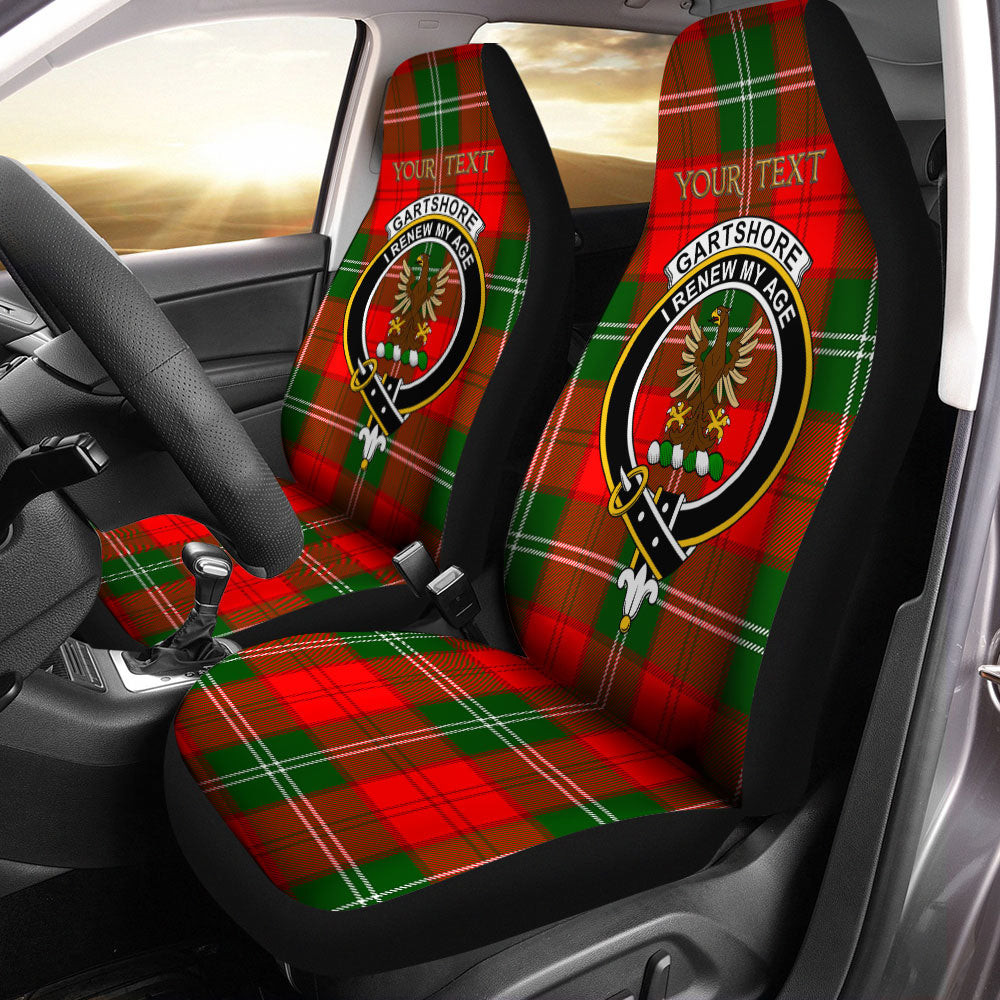 ScotsTee Shop Scottish Gartshore Clan Crest Tartan Car Seat Covers